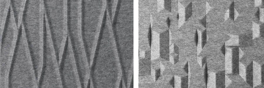 Reliefstruktur des Ceramic-Absorbers im Detail